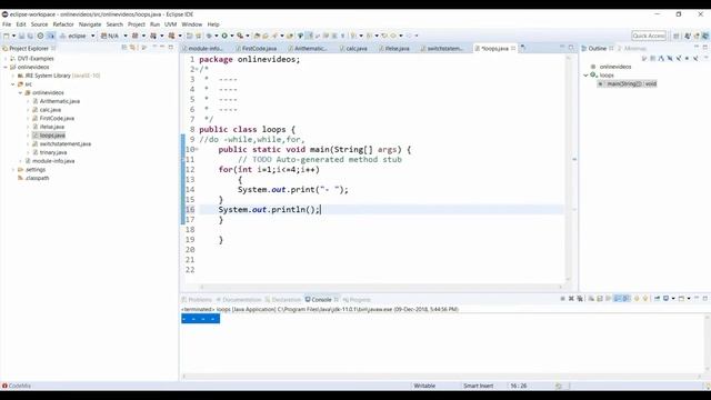 JAVA PROGRAMMING PATTERNS | JAVA PROGRAMMING PATTERNS WITH EXAMPLE (NESTED LOOP) смотреть онлайн