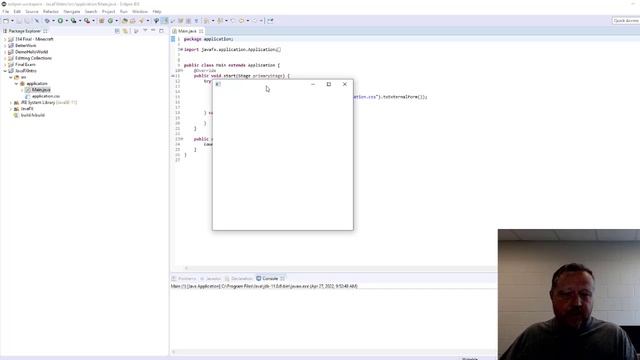Exercise - Creating the First Java FX program смотреть онлайн
