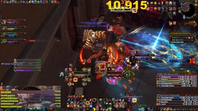WoW Shadowlands 9.2 | Guerrero Furia | Profundidades Sanguíneas +22 | Tiránico | Temporada 3 смотреть онлайн