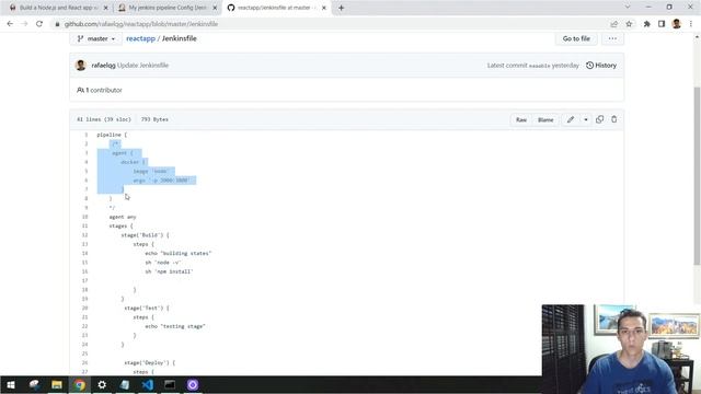 Creating a pipeline (CD) for deploying ReactJS based on a Github repository - Docker usage example смотреть онлайн