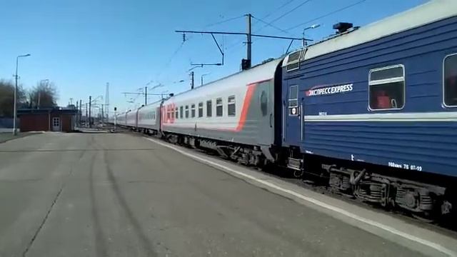 [РЖД] Электровоз ЭП20-042.Анапа-Москва.ст.Рязань. смотреть онлайн