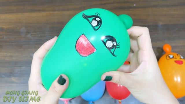 Making GLOSSY Slime With Funny Balloons - Satisfying Slime Video -2