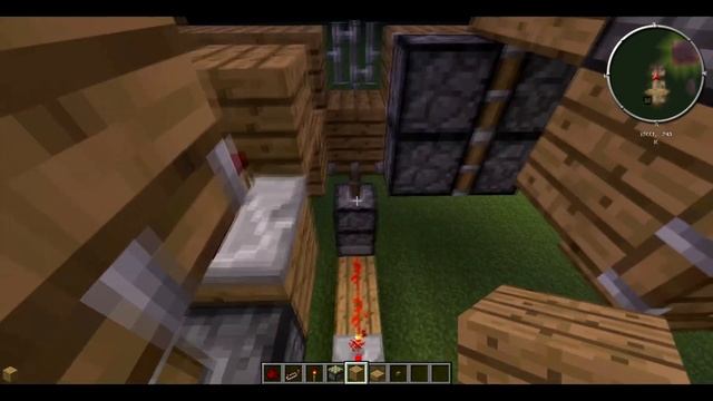 Minecraft Механизмы #13: Ворота без видимых поршней смотреть онлайн