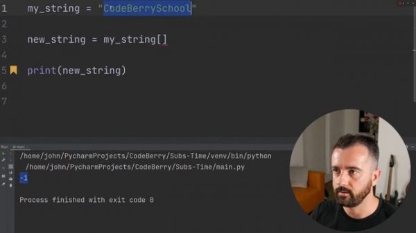 Python substring – Python tutorial magyar felirattal – CodeBerry Programozóiskola