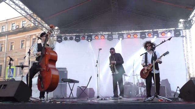 Billy's Band - концерт Open-air 04.07.2015 День Достоевского, Манежная Площадь