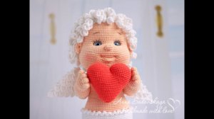 Ангелочек Серафим, кукла крючком
