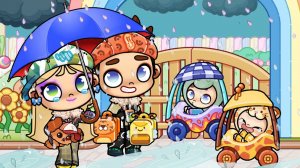 ДОЖДЛИВОЕ УТРО ☔ ПЕРЕД САДИКОМ - AVATAR WORLD ИСТОРИЯ  РУТИНА СЕМЬИ  ОБНОВЛЕНИЕ СЕРИАЛ