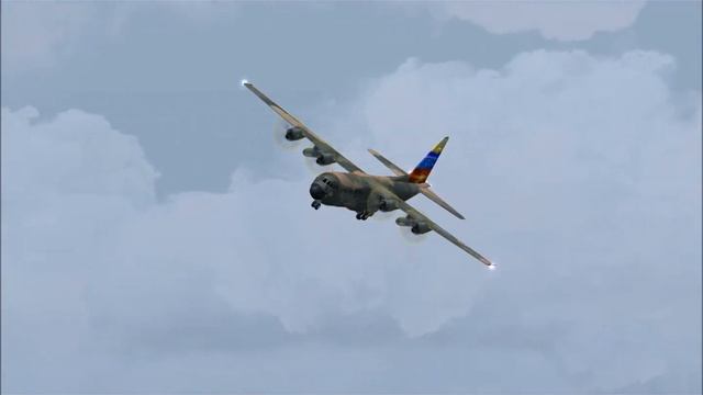 C-130 FAV LANDING AT JOSE MARTI AIRPORT HAVANA CUBA смотреть онлайн