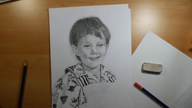 "How to Draw a Child Portrait using tracing paper & PENCIL" Beginners Drawing Course No.16 -Video 7 смотреть онлайн