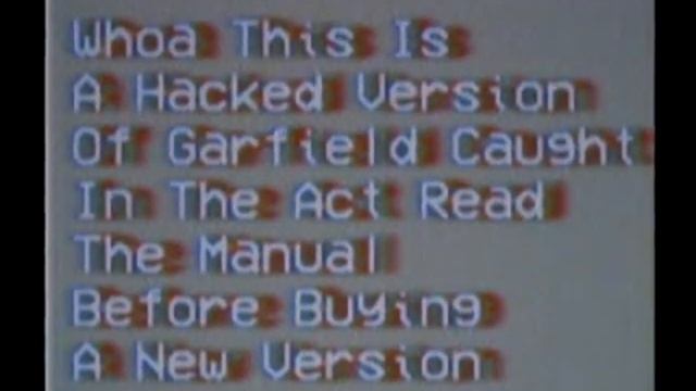 Garfield Caught In The Act Anti Piracy Screen смотреть онлайн