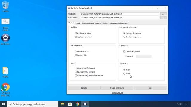CONVERTI FILE BATCH IN FILE EXE [BAT TO EXE] смотреть онлайн