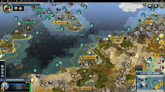 [9] Dominating the World w/ GaLm (Let's Play Sid Meiers Civilization V) смотреть онлайн