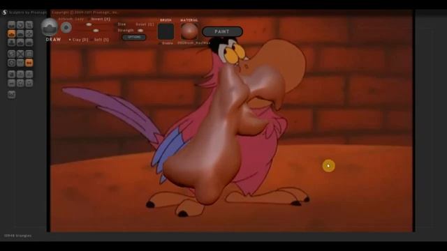 Sculptris Alfa 6 Яго классный персонаж под ригг и анимацию смотреть онлайн