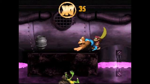 DKC3: Dixie's Double Trouble World 7 - KAOS Kore смотреть онлайн
