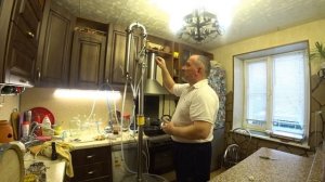 моя бражная (ректификационная) колонна 2 дюйма, электрокуб 3квт 50л