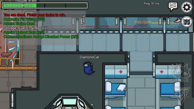 Among Us на компьютере!#1| Играем с Diamond Cat смотреть онлайн