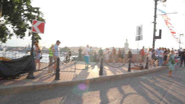 Центр города готовится к дню ВМФ. Суббота, 27 июля 2024 г