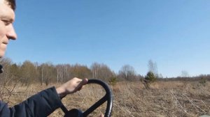 Утопили самодельный трактор в болоте и порвали лебёдку/Homemade tractor in the swamp.