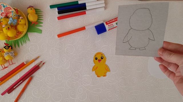 Аппликация для старших дошкольников "Пасхальная открытка" смотреть онлайн