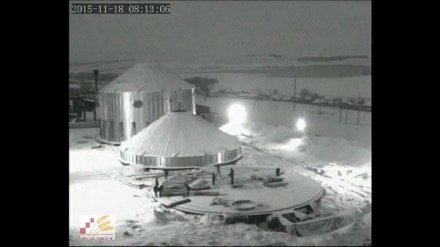 Строительство элеватора емкостью 15000 тонн. Башкортостан смотреть онлайн