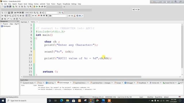 C Programming bangla tutorials | Conversion of ASCII & Char смотреть онлайн