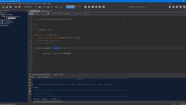 Java SE - 7 часть. Логические операторы смотреть онлайн