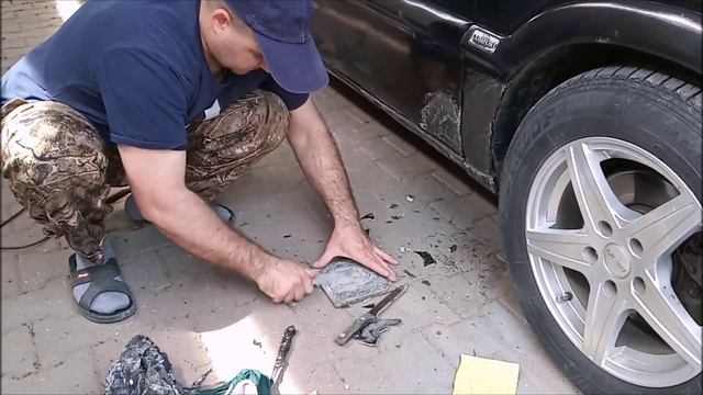 Ремонт дверей и крыла правой стороны опель зафира А. смотреть онлайн