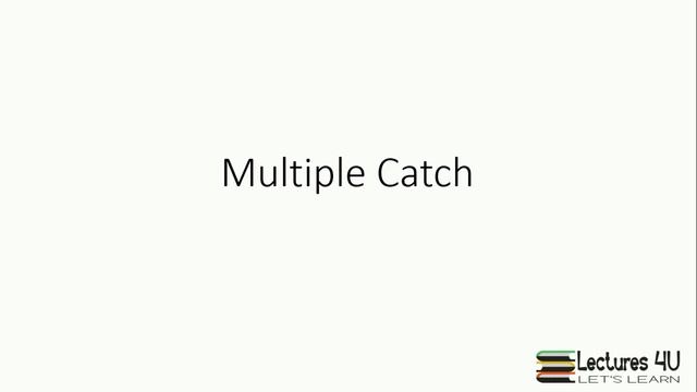 Exception Handling in OOP смотреть онлайн