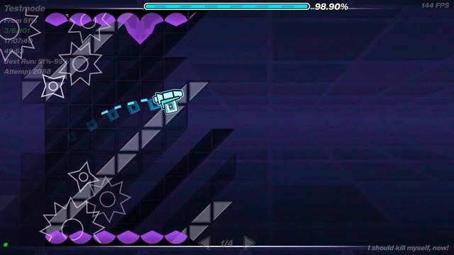 Supersonic 51-100 + 29% | Progress #1 | Geometry dash смотреть онлайн
