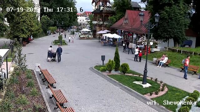 Вебкамера по вул.Шевченка м.Трускавець
