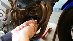 Замена масла на Honda CB600F Hornet