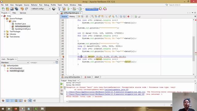 Array Java||a#|b#||Membuat Elemen Array dengan 8 delapan Type Data Primitif dan Type String смотреть онлайн