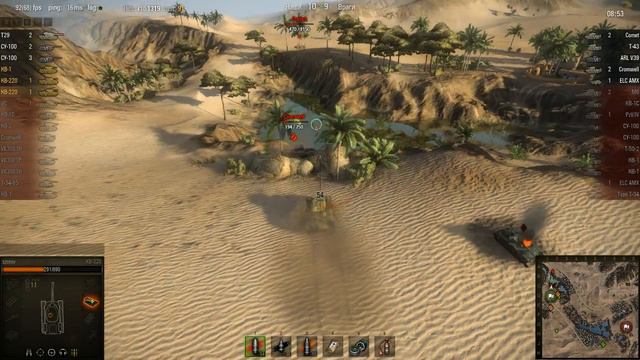 WOT: Песчаная река - КВ-220 Бета-Тест - 4 фра смотреть онлайн