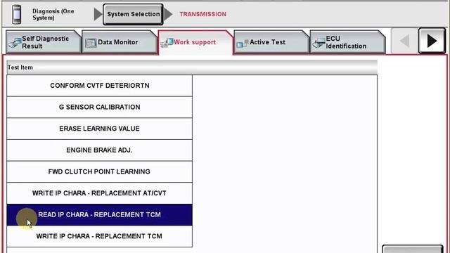 NISSAN CONSULT-III PLUS + NISSAN 3LINE Запись калибровок вариатора смотреть онлайн