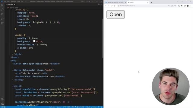 Новый HTML элемент dialog навсегда изменяет PopUp смотреть онлайн