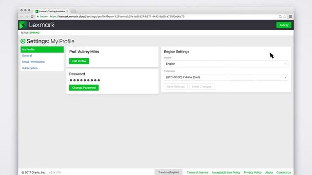 Lexmark Testing Assistant—Configuring the profile and general settings смотреть онлайн