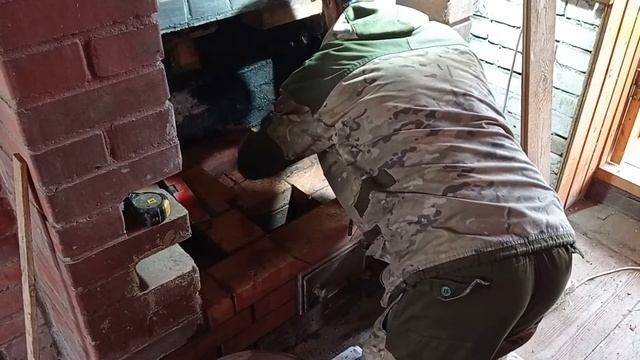 Переделка рухнувшей топки печки. смотреть онлайн