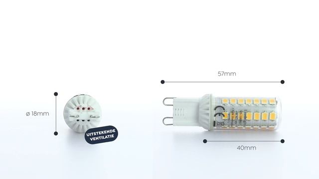 G9 led lamp dimbaar 2700K 4W Pro | 05-100002 смотреть онлайн