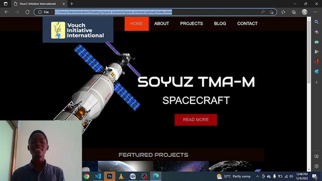 How to create a website using java script , CSS and html phase 1 || Vouch Initiative смотреть онлайн