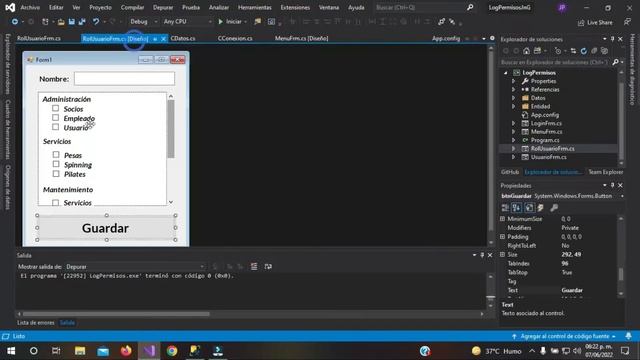 Programando Usuarios, Roles y Permiso C# y Sql - Procedimientos Almacenados - WinForm смотреть онлайн