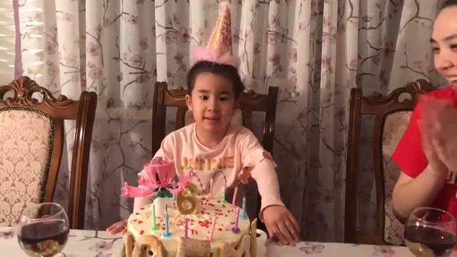 День рождение , тортик , задуваем свечку , пожелание смотреть онлайн