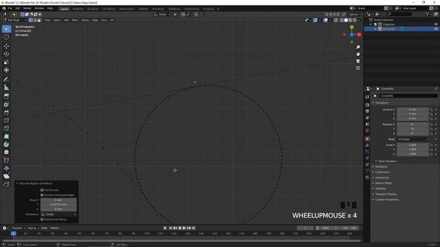 How to Model a Tricky Part Based on a Technical Drawing in Blender 2.9. смотреть онлайн