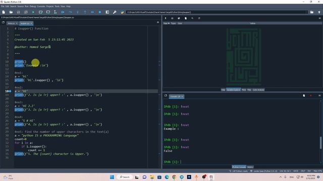 آموزش پایتون در چند دقیقه - Learn isupper function in 5 minute смотреть онлайн