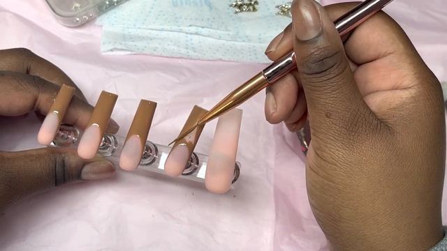 HOW I DO ACRYLIC PRESS ON NAILS FULL TUTORIAL смотреть онлайн