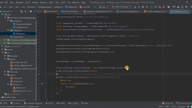 Android Studio Complete HD Wallpaper App Tutorials | Create HD Wallpaper App in Android Studio смотреть онлайн