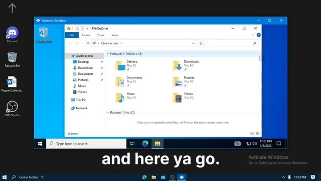 How To Use The Windows Sandbox 2023