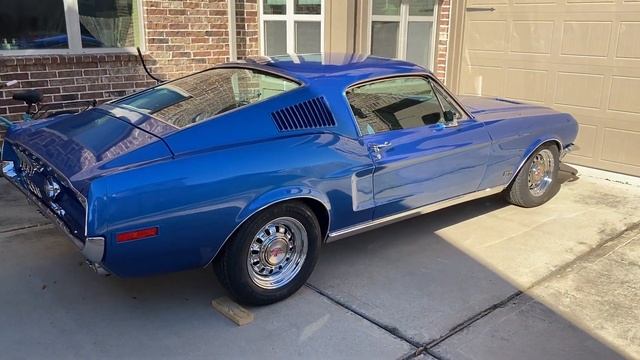 1968 Mustang Fastback, Factory GT, J Code, 4 Speed, Deluxe Interior смотреть онлайн