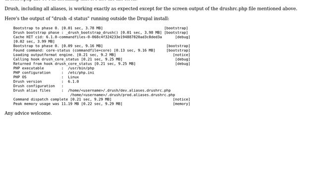 Drupal: Drush not seeing drushrc.php configuration file (2 Solutions!!) смотреть онлайн