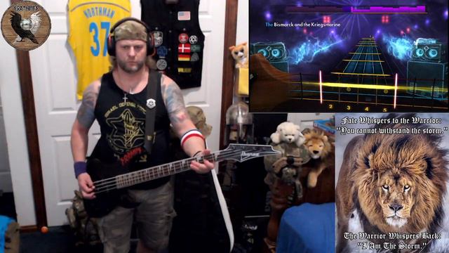 Sabaton - Bismarck {Northman's Cover} {Bass Guitar} 99.3% Accuracy {See Description} смотреть онлайн