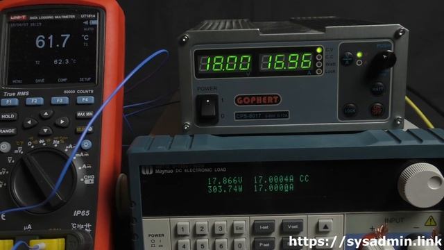 Тест тепловыделения. Электронная нагрузка Maynuo M9712 | DC Electronic Load Maynuo M9712 смотреть онлайн